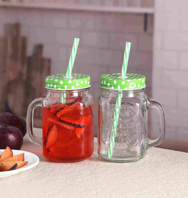 VVSS Glass Utility Container  - 450 ml(Pack of 2, Multicolor)
