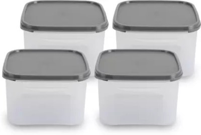 PRAGATI SALES Plastic Grocery Container  - 2700 ml(Pack of 4, Clear)