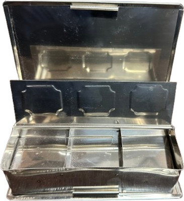 Dynore Stainless Steel Utility Container  - 250 ml(Silver)