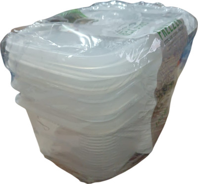sherx Plastic Fridge Container  - 1800 ml(Pack of 3, White)