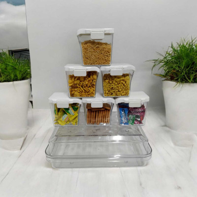 SIMRON Plastic Utility Container  - 100 ml(White)