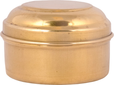 Shivshakti Arts Brass Utility Container  - 100 ml(Yellow)