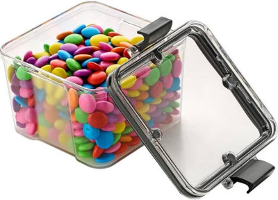 DARSHANAM WORLD Plastic Grocery Container  - 400 ml(Multicolor)