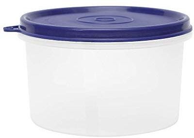 Cutting EDGE Polypropylene Fridge Container  - 535 ml(Clear, Blue)