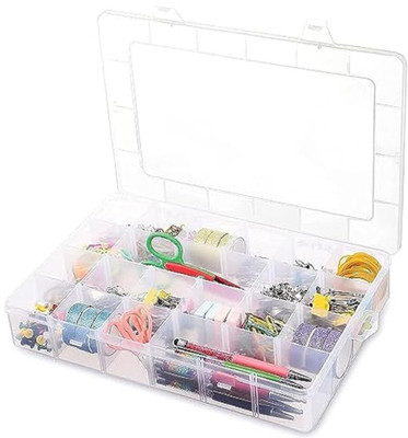 Flipkart SmartBuy Plastic Utility Container  - 3 dozen(Clear)
