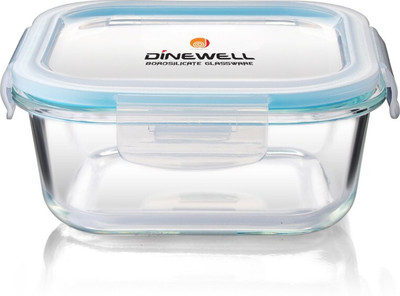 Dinewell Glass Utility Container  - 520 ml(Clear)