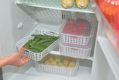 RDKITCHENWERE Plastic Fridge Container  - 2500 ml(Clear)