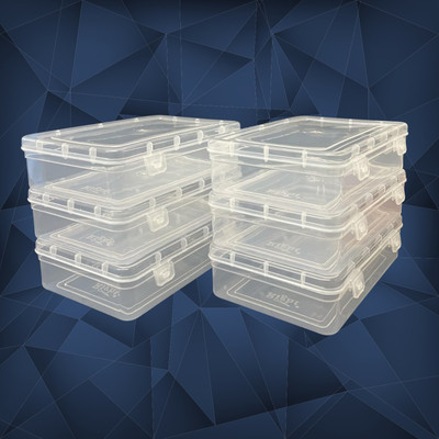 PackPro Plastic Utility Container  - 600 ml(Pack of 6, Transparent)