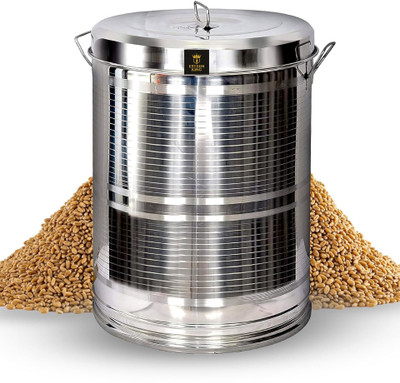 ROSTER Steel Grocery Container  - 11 L(Silver)