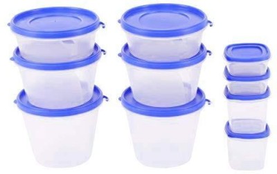Cutting EDGE Plastic Grocery Container  - 1000 ml, 750 ml, 500 ml, 250 ml, 125 ml(Pack of 10, Blue)