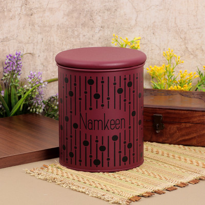 LAO JI HOME Iron Utility Container  - 1800 ml(Brown)