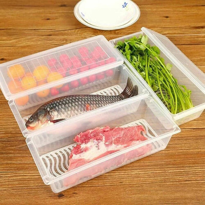 Ecodex Plastic Fridge Container  - 1500 ml(Pack of 4, Clear)