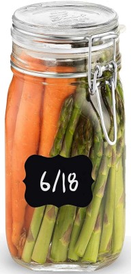 GRACIOUS MART Glass Pickle Jar  - 1500 ml(Clear)