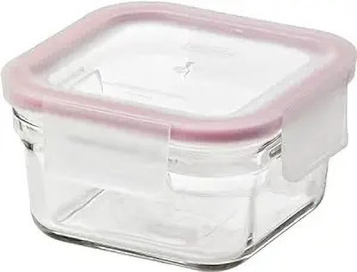 Glasslock Glass Utility Container  - 440 ml(Pink)