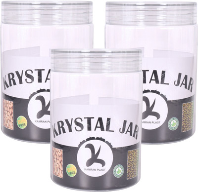KAMRAN PLAST Plastic Utility Container  - 2000 ml(Pack of 3, Clear)