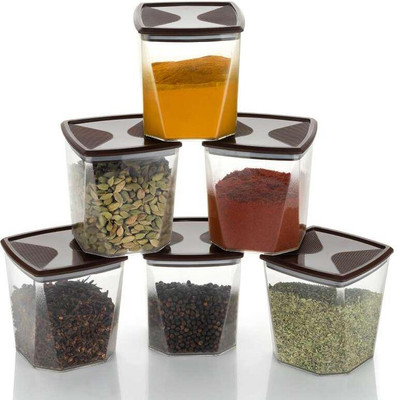 Itech Plastic Grocery Container  - 800 ml(Brown)