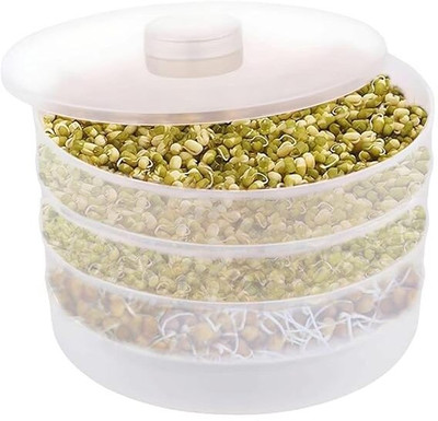 RANIC Plastic Sprout Maker  - 1000 ml(White)