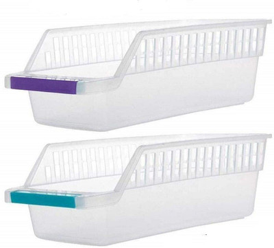Jiyan Enterprise Plastic Fridge Container  - 2.5 L(Pack of 2, Clear)