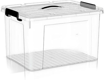 GRACIOUS MART Plastic Utility Container  - 9 kg(Transparent)