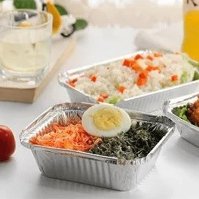 MARC Aluminium Utility Container  - 180 ml(Pack of 100, Silver)