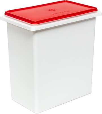 TUPPERWARE Plastic Cereal Dispenser  - 10 L(Red, White)