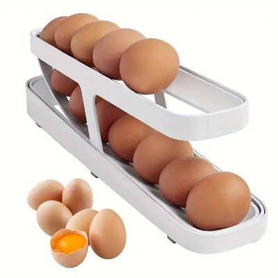 GKAPPLIANCES Plastic Egg Container  - 1.2 dozen(Multicolor)