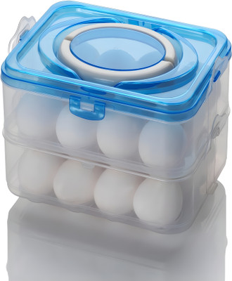Jinila Plastic Egg Container  - 2 dozen(Multicolor)
