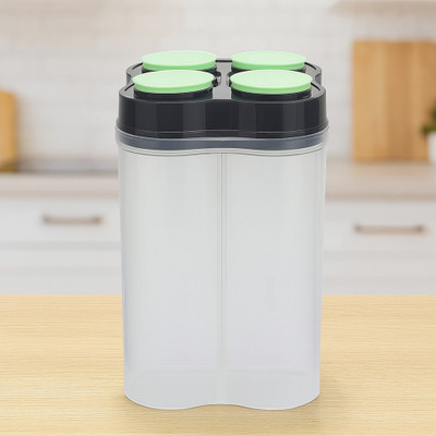 Luvae Plastic Grocery Container  - 2500 ml(Green)