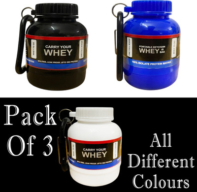 TRUE INDIAN Plastic Utility Container  - 30 ml(Pack of 3, Multicolor)