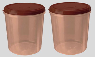 Randal Plastic Grocery Container  - 5000 ml(Pack of 2, Brown)