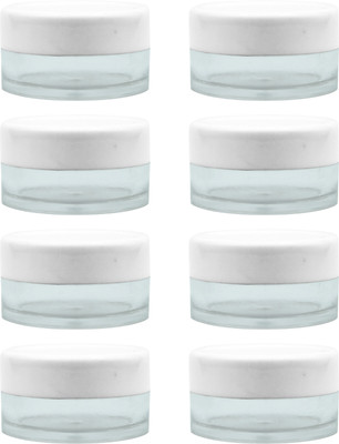 PHARCOS Plastic Utility Container  - 8 g(Pack of 8, Clear)