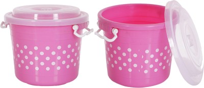 KUBER INDUSTRIES Plastic Utility Box  - 16 L(Pack of 2, Pink)