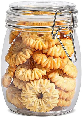 ShilpSukh Glass Utility Container  - 750 ml(Transparent)