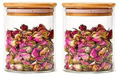 TINSUHG Glass Fridge Container  - 300 ml(Pack of 2, Clear)