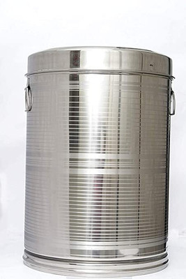 SUPER HK PRODUCTS Stainless Steel Grocery Container  - 9 L(Silver)