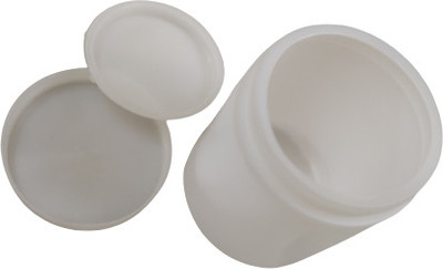 PK Collection Plastic Pickle Jar  - 500 ml(Pack of 50, White)