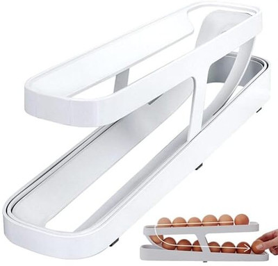 GETZET Plastic Egg Container  - 1 dozen(White)