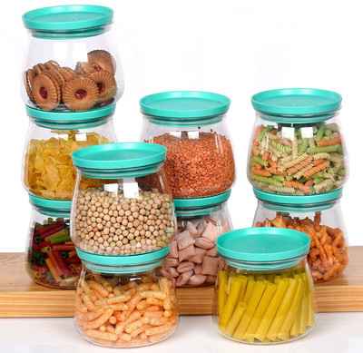 SARAZA Plastic Grocery Container  - 500 ml(Green)