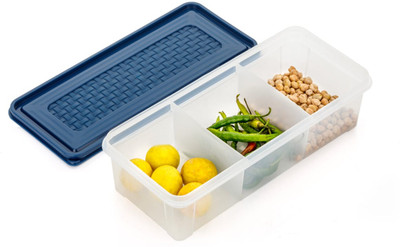 MAGICSPOON Polypropylene Fridge Container  - 1900 ml(Blue)