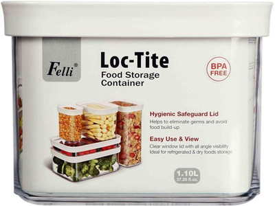 VAGHASIYA Plastic Fridge Container  - 100 ml(White)