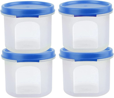 Cutting EDGE Plastic Grocery Container  - 250 ml(Pack of 4, Blue)
