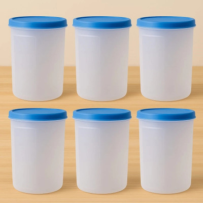 as india enterprise Plastic Utility Container  - 500 ml(Pack of 6, Transparent)