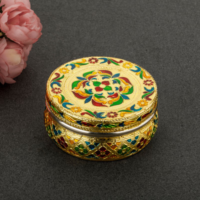 NAVRANG Steel Utility Container  - 250 ml(Gold)