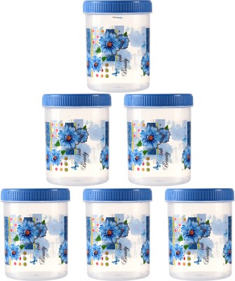 HOMESTIC Plastic Utility Container  - 1000 ml(Pack of 6, Blue)