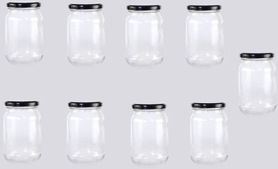 1st Time Glass Utility Container  - 500 ml(Pack of 9, Clear)