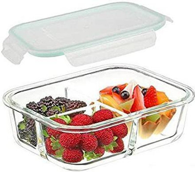 MOOZICO Glass Grocery Container  - 1000 ml(Clear)