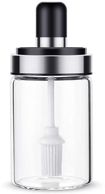 Adhunyk Glass Grocery Container  - 250 ml(Clear)