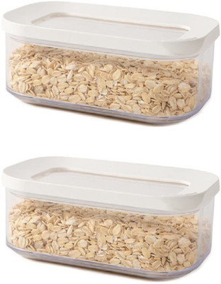 SHFTI Plastic Utility Container  - 425 ml(Pack of 2, Clear)