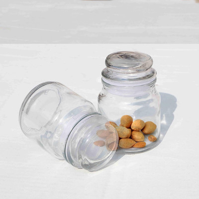 Pure Source India Glass Utility Container  - 60 ml(Pack of 2, Clear)
