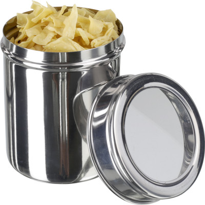 Milimercury Steel Grocery Container  - 850 ml(Silver)